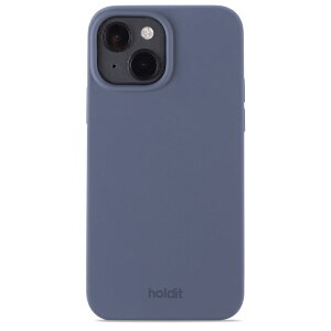 Holdit�i�z�[���f�B�b�g�j iPhone15�i6.1inch/2��j�p �\�t�g�^�b�`�V���R�[���P�[�X�iPacific Blue�j 15976