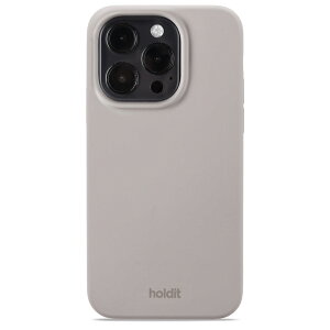 Holdit�i�z�[���f�B�b�g�j iPhone15 Pro�i6.1inch/3��j�p �\�t�g�^�b�`�V���R�[���P�[�X�iTaupe�j 15991