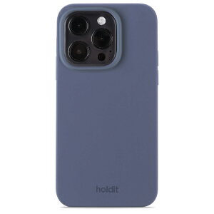 Holdit�i�z�[���f�B�b�g�j iPhone15 Pro�i6.1inch/3��j�p �\�t�g�^�b�`�V���R�[���P�[�X�iPacific Blue�j 15996(HOLDIT)