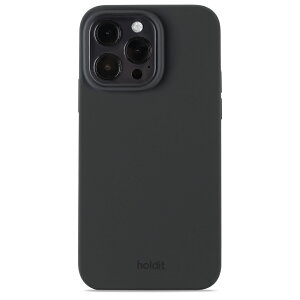 Holdit�i�z�[���f�B�b�g�j iPhone15 Pro Max�i6.7inch/3��j�p �\�t�g�^�b�`�V���R�[���P�[�X�iBlack�j 16000