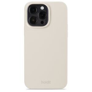 Holdit�i�z�[���f�B�b�g�j iPhone15 Pro Max�i6.7inch/3��j�p �\�t�g�^�b�`�V���R�[���P�[�X�iLight Beige�j 16004