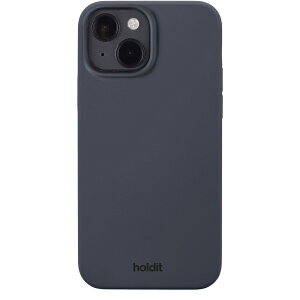 Holdit�i�z�[���f�B�b�g�j iPhone15�i6.1inch/2��j�p �\�t�g�^�b�`�V���R�[���P�[�X�iNavy�j 16124(HOLDIT)
