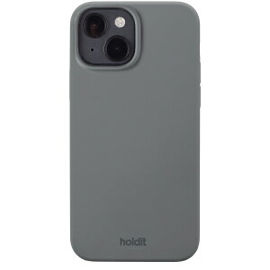 Holdit�i�z�[���f�B�b�g�j iPhone15�i6.1inch/2��j�p �\�t�g�^�b�`�V���R�[���P�[�X�iSpace Gray�j 16130(HOLDIT)