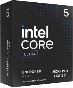 Intel�b�C���e�� �C���e�� Core Ultra 5 �v���Z�b�T�[ 250KF Plus (30M �L���b�V���A 5.30 GHz) BX80768250KF