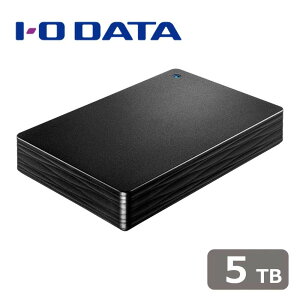 �A�C�I�[�f�[�^�bI-O DATA ��e�ʃ|�[�^�u���n�[�h�f�B�X�N �u�J�N���� Lite�v 5TB�i�u���b�N�j HDPH-UTV5DKB