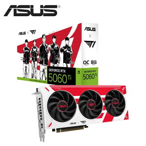 ASUS�b�G�C�X�[�X ASUS T1 GeForce RTX 5060 Ti 8GB GDDR7 OC Edition �O���t�B�b�N�{�[�h �mT1�R���{���[�V�������f���n T1-RTX5060TI-O8G-GAMING