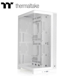 Thermaltake�b�T�[�}���e�C�N �f���A���V�X�e���Ή�PC�P�[�X CAPO X Snow�i�z���C�g�j CA-12D-00S6WN-00
