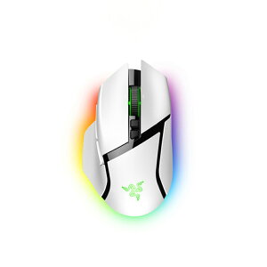 Razer�b���C�U�[ �y�������K�i�z���C�����X�Q�[�~���O�}�E�X Basilisk V3 Pro White Edition (11�{�^��) RZ01-04620200-R3A1