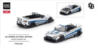POP RACE 1/64 LB-WORKS 35 FINAL EDITION SILVER CHROME【PR640589】 ミニカー