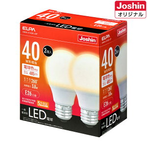 ELPA LED�d�� ��ʓd���` 40W�`����/485lm�i�d���F�����j�y2���z LDA4L-G-E26-J2P �yJoshin�I���W�i���z [LDA4LGE26J2P]