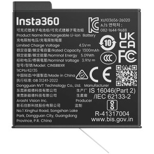 Insta360 Insta360 X6 ���C�g�o�b�e���[ CINSBBXR-01