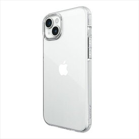 RAPTIC(ラプティック) iPhone15 Plus（6.7inch/2眼）用 耐衝撃ケース 米軍MIL規格クリア スリム 薄型 透明 密着痕防止 Clear（クリア） RT_IOBCSPTCL_CL