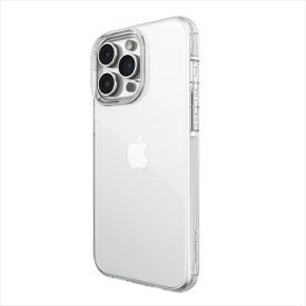 RAPTIC(ラプティック) iPhone15 Pro（6.1inch/3眼）用 耐衝撃ケース 米軍MIL規格クリア スリム 薄型 透明 密着痕防止 Clear（クリア） RT_IOPCSPTCL_CL