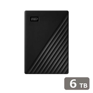 Western Digital�b�E�G�X�^���f�W�^�� �|�[�^�u���X�g���[�W 6TB My Passport(2024�N���f��) WDBR9S0060BBK-JESN