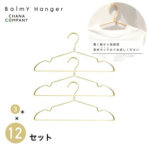 balmy hanger(�o���~�[�n���K�[) MOTTE 3�{ 12�Z�b�g(�S�[���h) TP-ECA01-42GLD-12ST MOTTE [TPECA0142GLD12ST]