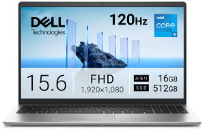 DELL�b�f�� �m�[�g�p�\�R�� Dell 15 DC15250(15.6�^/Windows11/Core i5 1334U/������ 16GB/SSD 512GB)�v���`�i�V���o�[ ND55-GWSJ