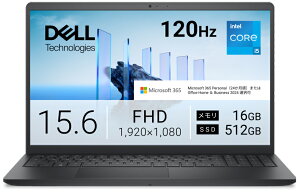 DELL�b�f�� �m�[�g�p�\�R�� Dell 15 DC15250(15.6�^/Windows11/Core i5 1334U/������ 16GB/SSD 512GB/Office)�J�[�{���u���b�N ND55-GWM3BJ