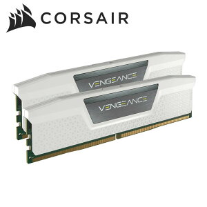 CORSAIR�b�R���Z�A VENGEANCE DDR5 32GB (2 x 16GB) DDR5 6000 CL38 1.35V Intel XMP �� AMD EXPO - WHITE CMK32GX5M2D6000Z38W