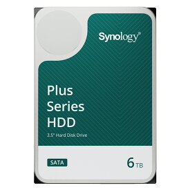 Synology｜シノロジー NAS向け 3.5インチ 内蔵ハードディスク 6TB Plusシリーズ HAT3300-6T-BOX
