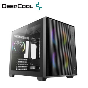 DeepCool�b�f�B�[�v�N�[�� Micro-ATX/Mini-ITX�Ή� CG330 MESH 3F �~�j�^���[PC�P�[�X�i�u���b�N�j R-CG330MESH-BKANM3-G