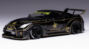 �C�N�\ 1/43 LB �V���G�b�g ���[�N�X GT 35GT-RR 2019 (JPS) �u���b�N�yMOC330�z �~�j�J�[