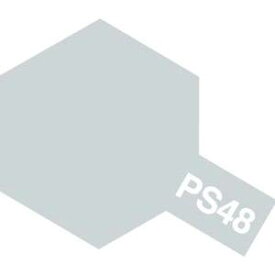 タミヤ ポリカーボネートスプレー PS-48 サテンシルバーアルマイト