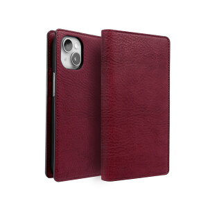 abbi iPhone 15�p VINTAGE �C�^���A�����U�[ MagSafe�Ή��_�C�A���[�P�[�X�i���C���j ABS26162I15