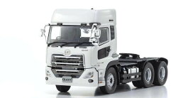 京商 1/43 UD Quon GW 6 x 4 トラクター(ホワイト)【KS67375W】 ミニカー