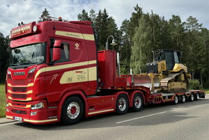WSI MODELS 1/50 Hans Kirn SCANIA S HIGHLINE CS20H 6X4 SEMI WHEEL WELL LOW LOADER - 4 AXLE�y01-4733�z �~�j�J�[