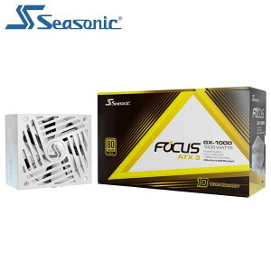SEASONIC�b�V�[�\�j�b�N Focus GX-1000 ATX 3.1�Ή� �d�����j�b�g�i�z���C�g�j SRP-FGX102-A5A32SF-W