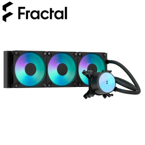 Fractal Design�b�t���N�^���f�U�C�� �����̌^CPU�N�[���[ Radius 360 RGB�i�u���b�N�j FD-W-RA1-3602