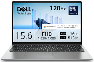 DELL�b�f�� �m�[�g�p�\�R�� Dell 15 D15260(15.6�^/Windows11/Ultra 5 225H/������ 16GB/SSD 512GB/Office)�v���`�i�V���o�[ ND65-GWM3SJ