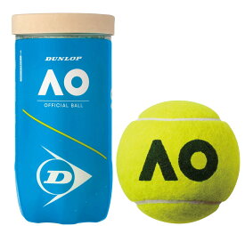 国際テニス連盟公認球 日本テニス協会公認球 DAOAYL2TIN ダンロップ 硬式テニスボール DUNLOP AUSTRALIAN OPEN(ダンロップ オーストラリアン オープン) 2球入りボトル