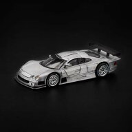POP RACE 1/64 CLK-GTR RAW METAL【PR640580】 ミニカー