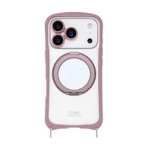 NATURALdesign iPhone 18 Pro/17 Pro�p �w�ʌ^�P�[�X I.COLOR+�i�J�J�I�j IP26-63P-ICMG05