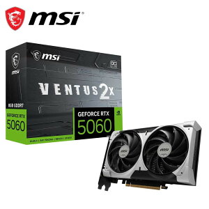 MSI�b�G���G�X�A�C MSI GeForce RTX 5060 8G VENTUS 2X OC V1 �O���t�B�b�N�{�[�h GeForce RTX 5060 8G VENTUS 2X OC V1