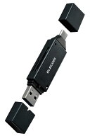 エレコム SDカードリーダー USB Type-C ＆ USB-A 両対応 直挿し MR3C-D207BK