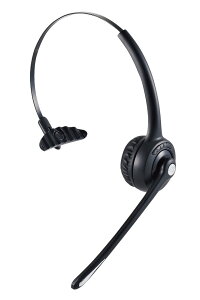 エレコム Bluetooth ヘッドセット オーバーヘッドタイプ 片耳 マイク付き マイクミュート機能付き マルチポイント対応 LBT-HSOH13BK