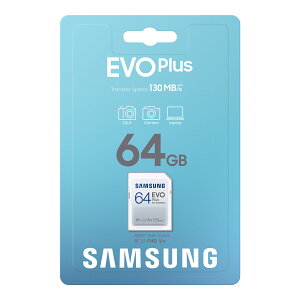 SamsungbTX yKizSamsung SD EVO Plus 64GB SDXCJ[h MB-SC64K/IT Class10AU1AV10/10Nۏ