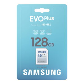 MB-SC128K/IT Samsung（サムスン） SD EVO Plus 128GB SDXCカード Class 10、U3、V30/10年保証【国内正規品】