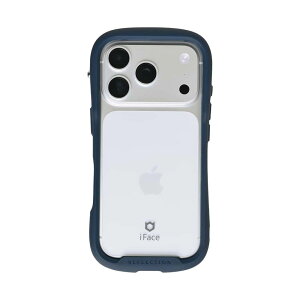 Hamee iPhone 18 Pro/17 Pro�p �����K���X�N���A�P�[�X iFACE REFLECTION�i�l�C�r�[�j 41-194427