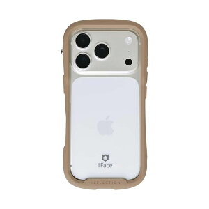 Hamee iPhone 18 Pro/17 Pro�p �����K���X�N���A�P�[�X iFACE REFLECTION�i�x�[�W���j 41-194434