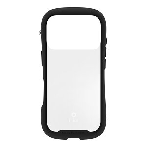 Hamee iPhone 18 Pro/17 Pro�p �����K���X�N���A�P�[�X iFACE REFLECTION FROST�i�u���b�N�j 41-194540