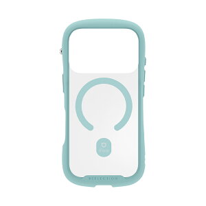Hamee iPhone 18 Pro/17 Pro�p MagSynq�����K���X�N���A�P�[�X iFACE REFLECTION�i�y�[���O���[���j 41-194601