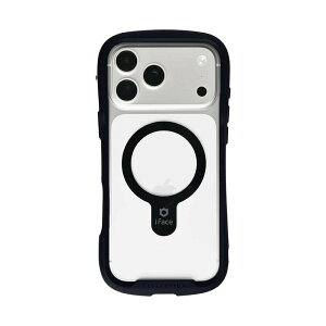 Hamee iPhone 18 Pro Max/17 Pro Max�p MagSynq�����K���X�N���A�P�[�X iFACE REFLECTION�i�u���b�N�j 41-194625