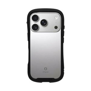 Hamee iPhone 18 Pro/17 Pro�p MagSynq�����K���X�N���A�P�[�X iFACE REFLECTION MIRROR�i�u���b�N�j 41-194694