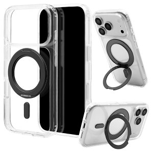 ���X�^�o�i�i iPhone 18 Pro/17 Pro�p ZEROSAFE Circle�i�N���A×�u���b�N�j 9599IP6BZSCLBK