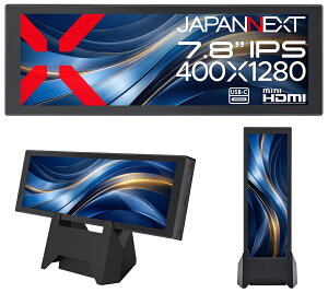 JAPANNEXT�b�W���p���l�N�X�g �t���f�B�X�v���C(7.8�^/IPS/400×1280/60Hz/35ms)(�u���b�N) �T�u���j�^�[ JN-MD-IPS7843