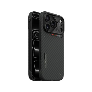 AULUMU�b�I���� iPhone 18 Pro/17 Pro�p CoolHyper���M�V�X�e�������x�C���W�P�[�^�[���� A18 �A���~�h�@�� MagSafe�Ή��E���g���X�����P�[�X�i�u���b�N�j ALM28720I18PR
