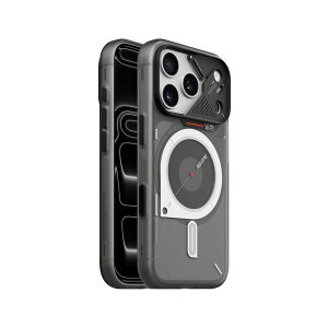 AULUMU�b�I���� iPhone 18 Pro/17 Pro�p CoolHyper���M�V�X�e�������x�C���W�P�[�^�[���� �~���f�ނ��̗p A18 �t���X�g MagSafe�Ή��P�[�X�i�������O���[�j ALM28726I18PR